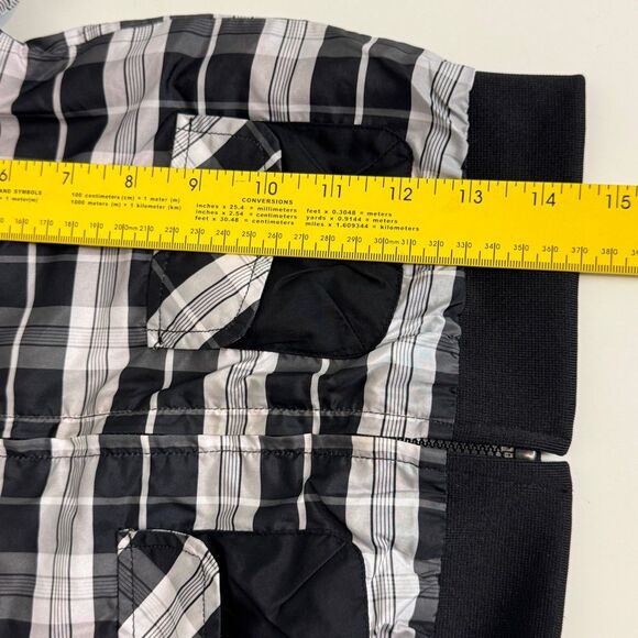 Coogi Black White Plaid Windbreaker Hoodie 2T - Picture 6 of 6